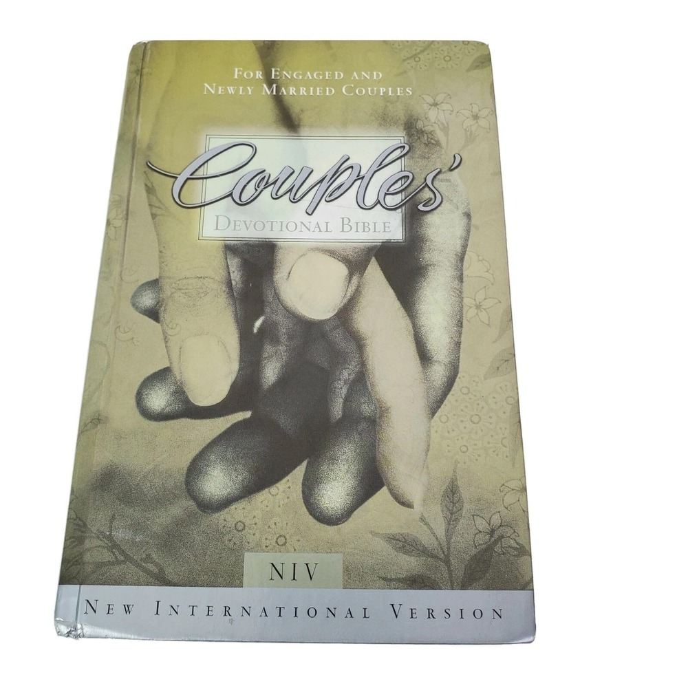 NIV Couples Devotional Bible Zondervan New International Version Hardcover Book